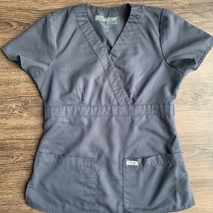 Grey’s Anatomy Scrub Top | Gray | XS